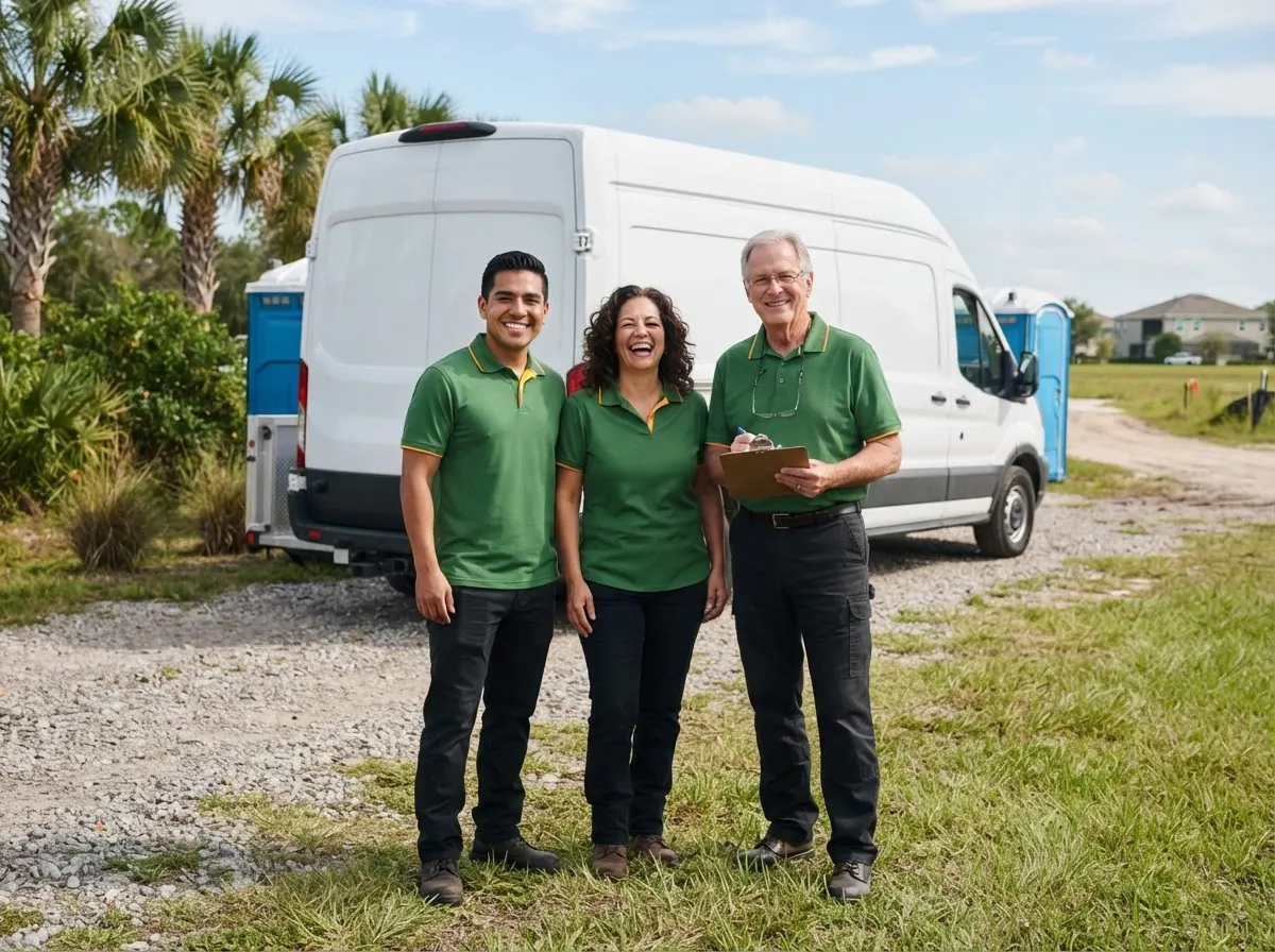 The Black Bear Portable Toilets team, portable toilet rentals in Kissimmee, FL